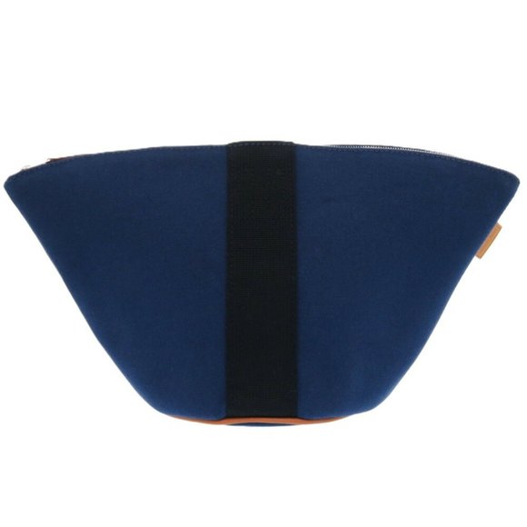 Hermes Like new Hermès Palmire trapezoid pouch, canvas and cotton, CORAIL, in... - Picture 1 of 9